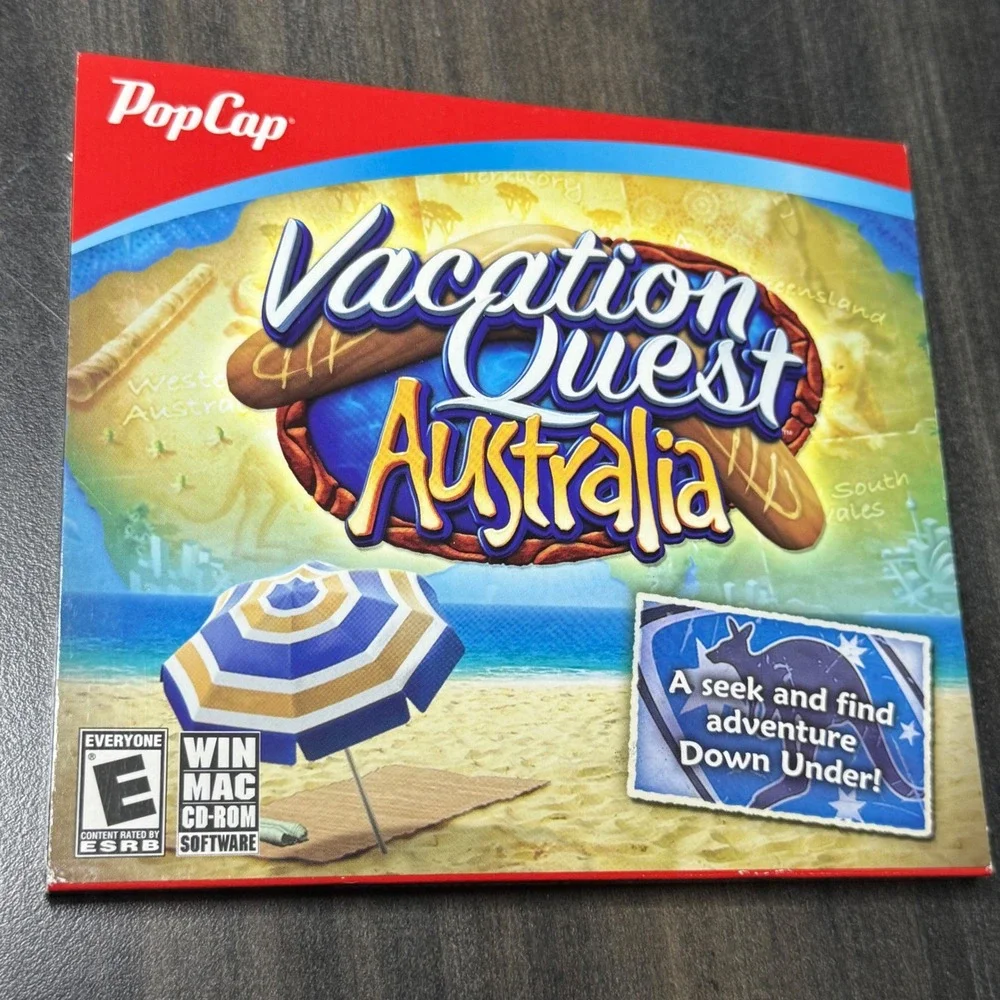 PopCap Vacation Quest Australia PC Mac 2011 Hidden Object Game